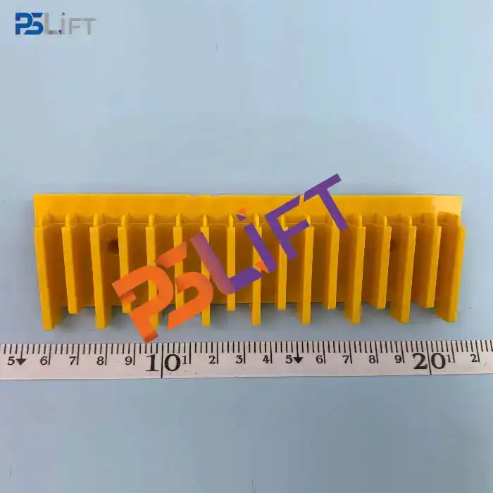 Yellow Strip BEVG Center Escalator 